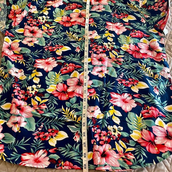 NEW Cactus Man Ricky Singh Flowery Shirt Unisex Rolled up Sleeves SZ L - Picture 8 of 10